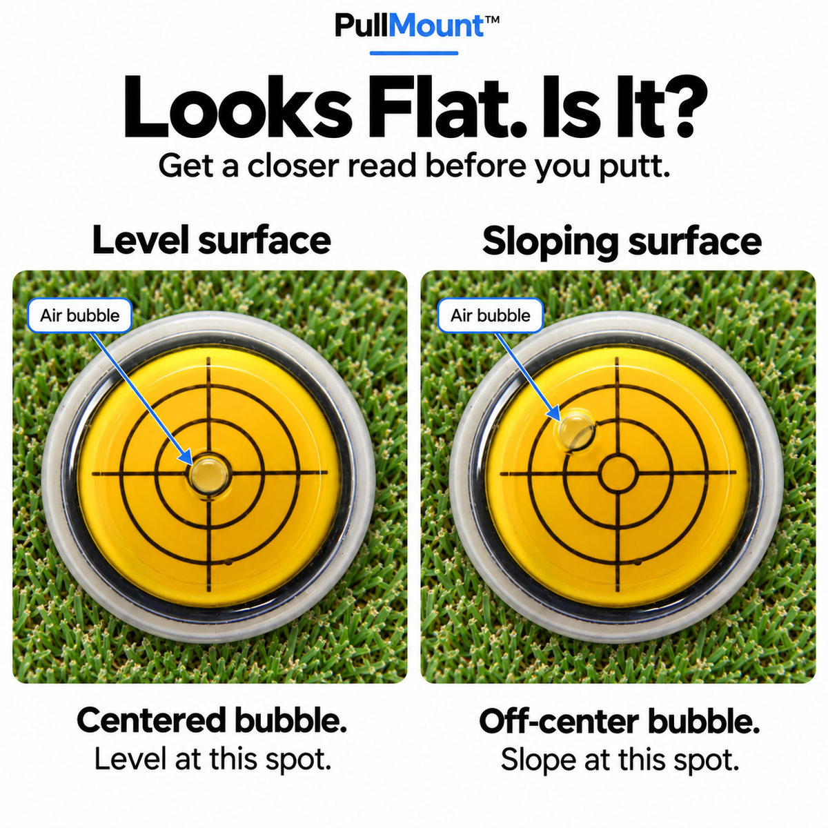 PullMount™ Golf Alignment Marker