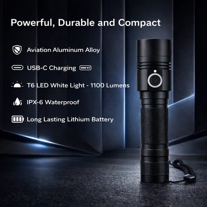 Nightfall™ - Premium Rechargeable LED Flashlight Designed For Golfers